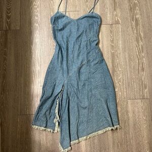 Y2K denim dress